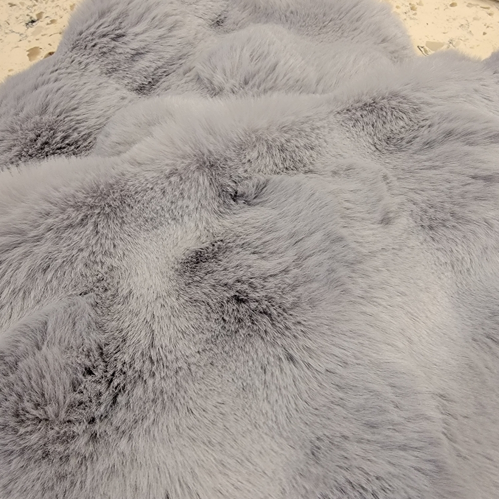 ONE Insun Light‎ Gray Soft Fluffy Area Rug Non Shedding Washable 2 x 4 - Picture 4 of 9